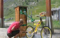 Station de lavage pour vélos et VTT ALTAO Modulo à TIGNES