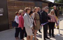 inauguration des abris vélos collectifs ALTAO Spacio de FONTAINEBLEAU