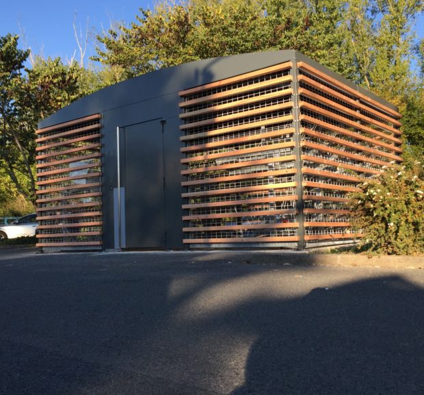 La gare d’Amboise se dote de 2 abris vélos sécurisés ALTAO Spacio