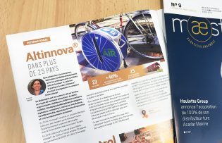 article sur Altinnova dans le magazine Maestria