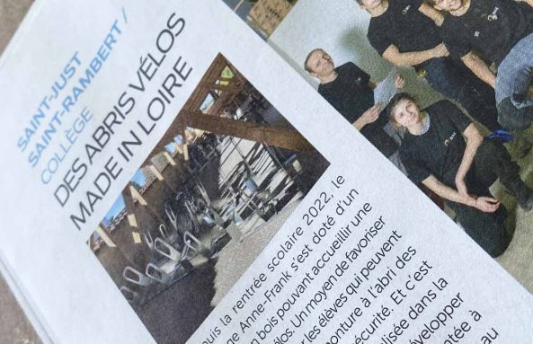 article sur les abris vélos made in Loire