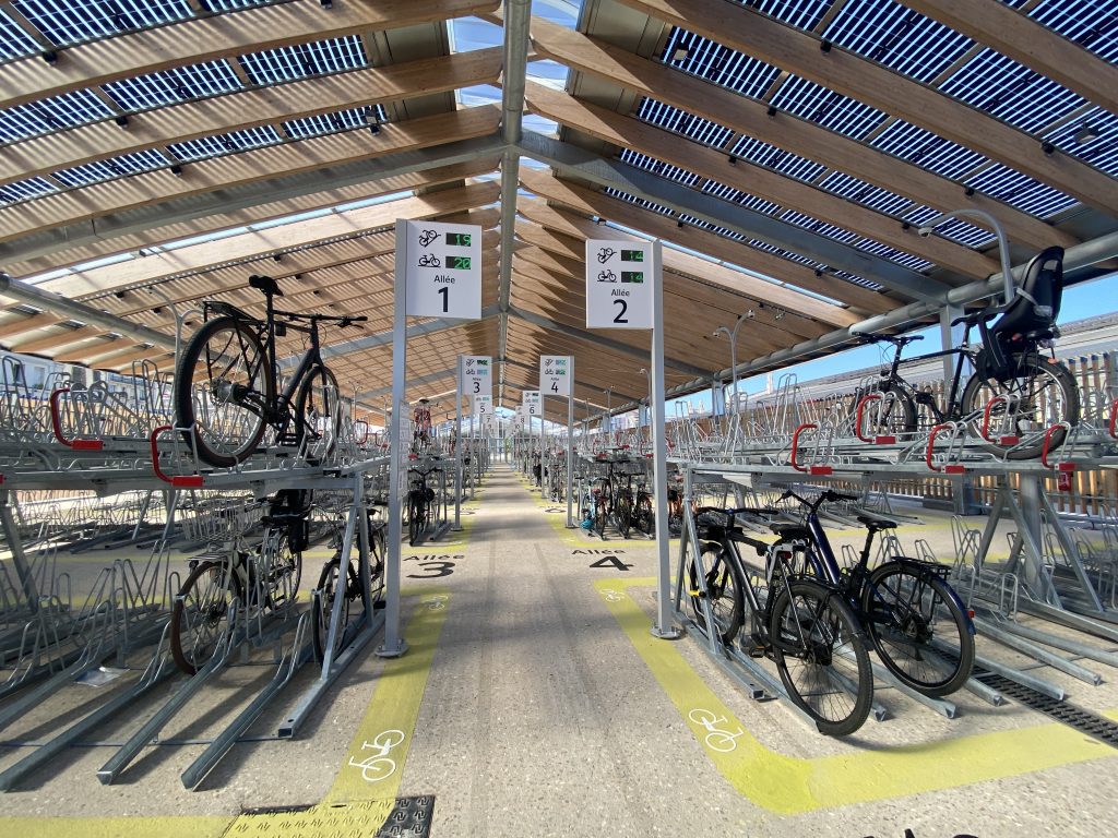 Inauguration du Parking Vélos "Halle à Vélos" de la Gare du Nord