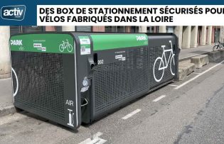 photo d'un box à vélos sécurisé d'Altinnova sur les ondes d'Activ Radio