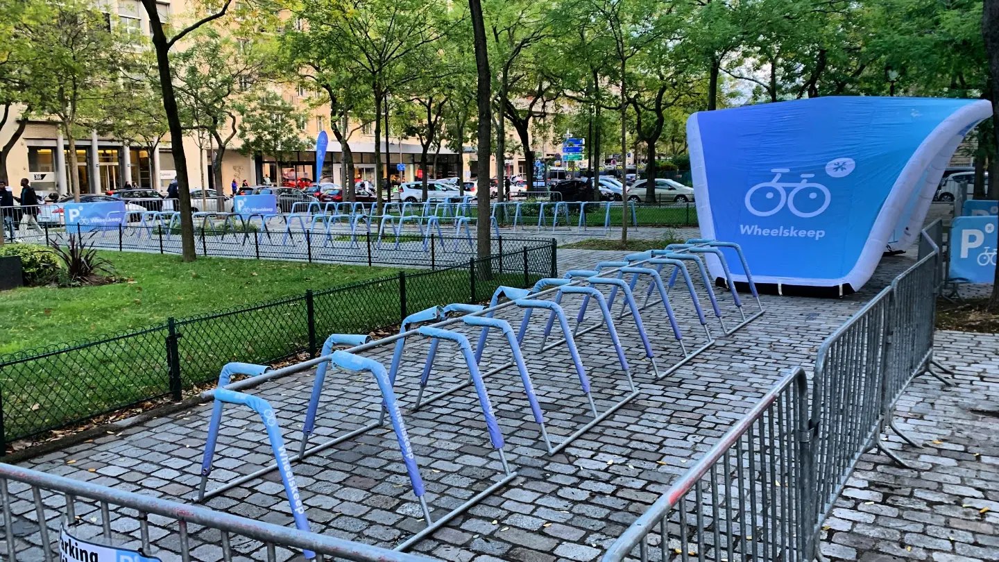 parking vélo temporaire JO Paris 2024 ALTAO Mobile