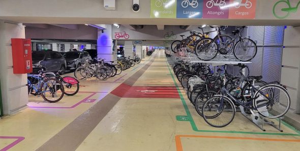 Parking Vélos gratuit en libre accès de la gare Montparnasse