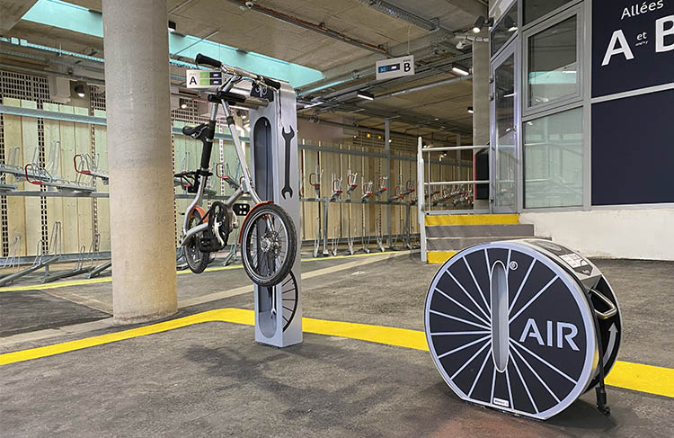 Abri vélo sécurisé Gare de ST Lazare