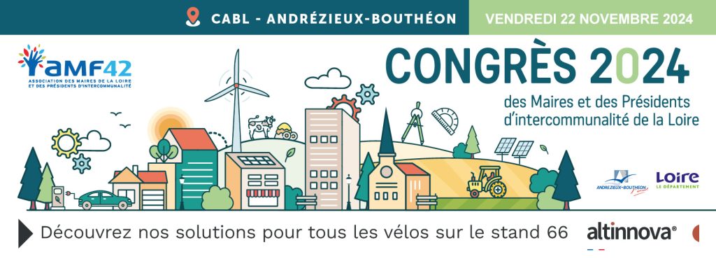 bandeau du salon des maires de la Loire 2024 reporté au 22 novembre 