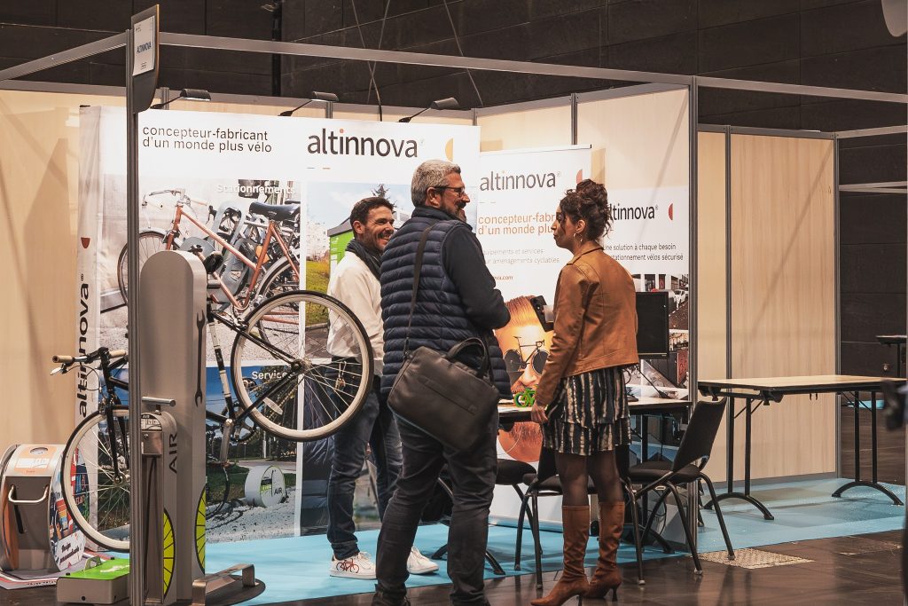 stand du concepteur-fabricant Altinnova lors de L'instant éco-durable à Roanne